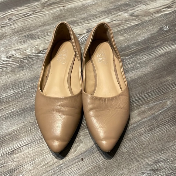 Women’s Franco Sarto beige flats Sz 8 - Picture 1 of 5